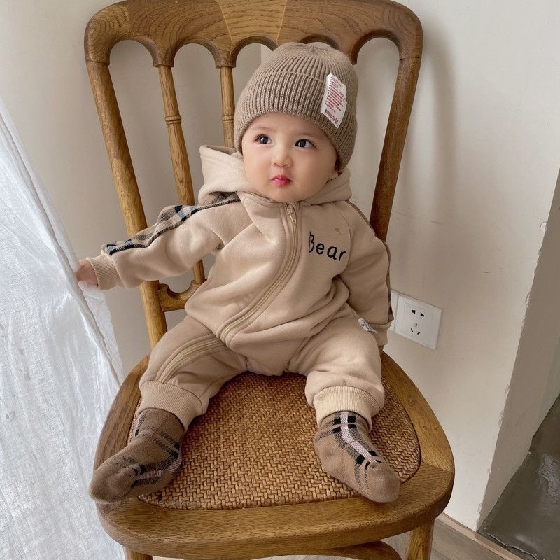 Fleece-Lined Onesie for Newborn Babies