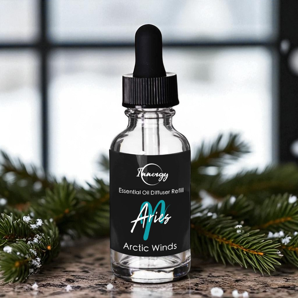 Aries Zodiac Crystal-Enhanced Oil Diffuser, Car Air Freshener, 8ml