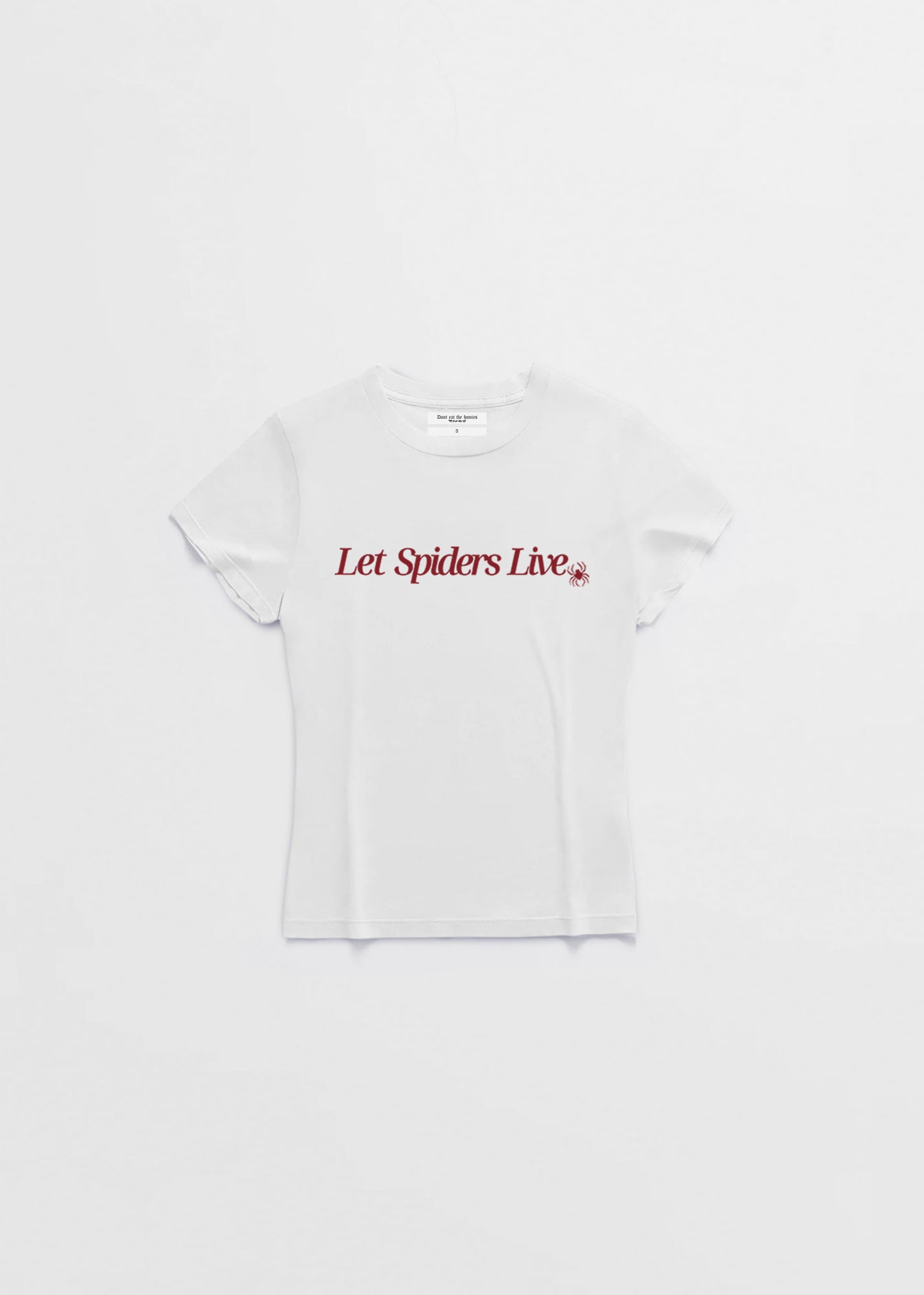 "Let Spiders Live" Baby Tee