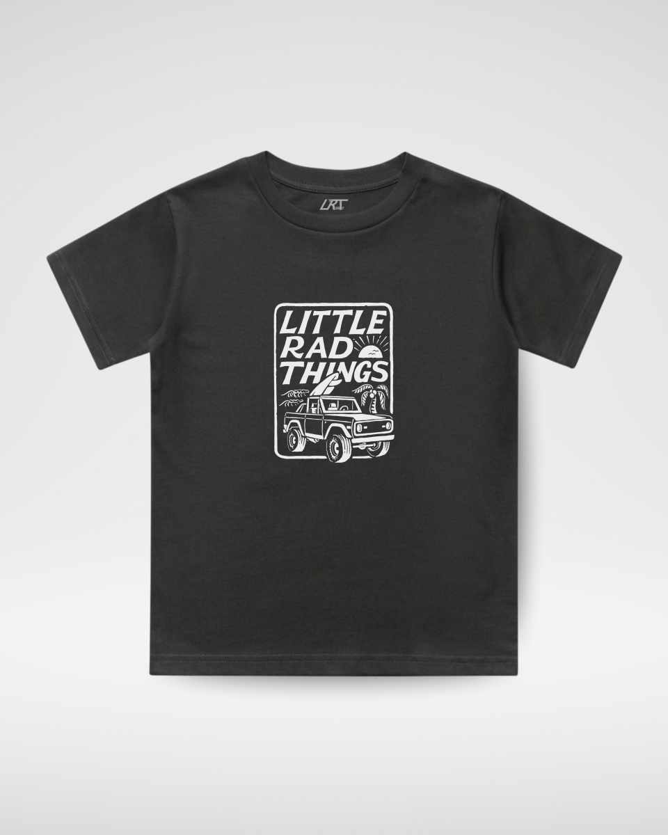 THE BRONCO LITTLE RAD THINGS TEE - COAL