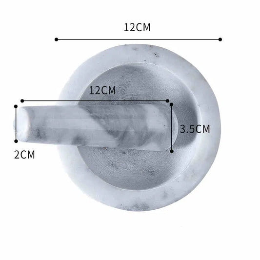 Marble Mortar and Pestle Set