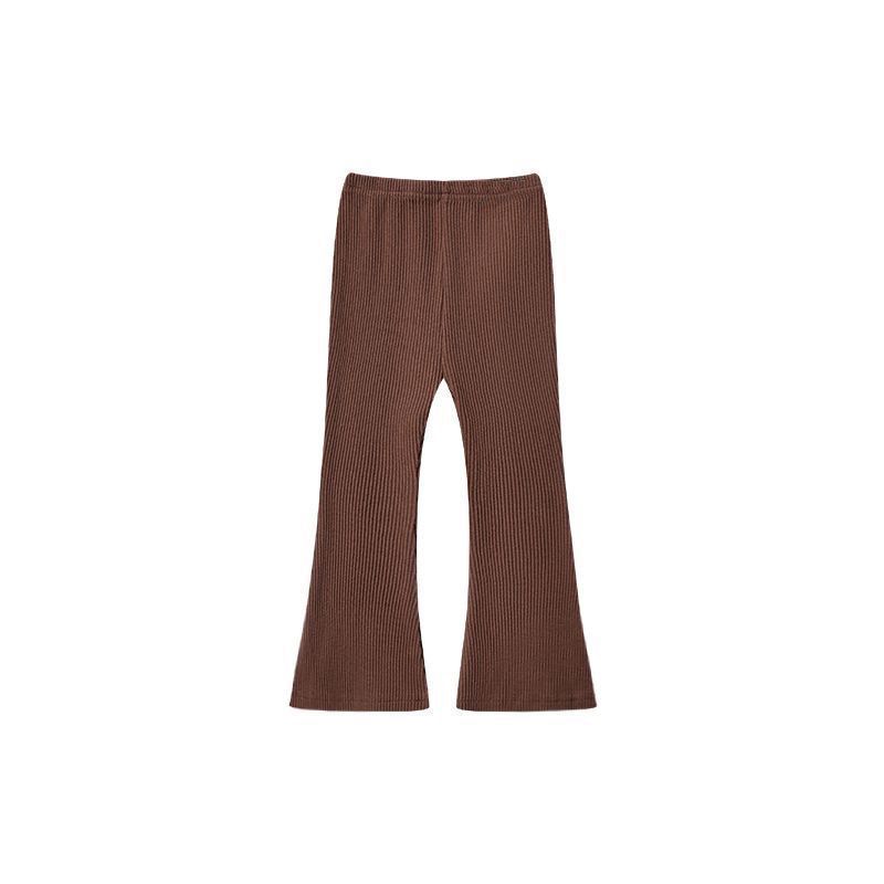 Versatile, Casual and Stylish Solid-Color Leggings for Little Girls