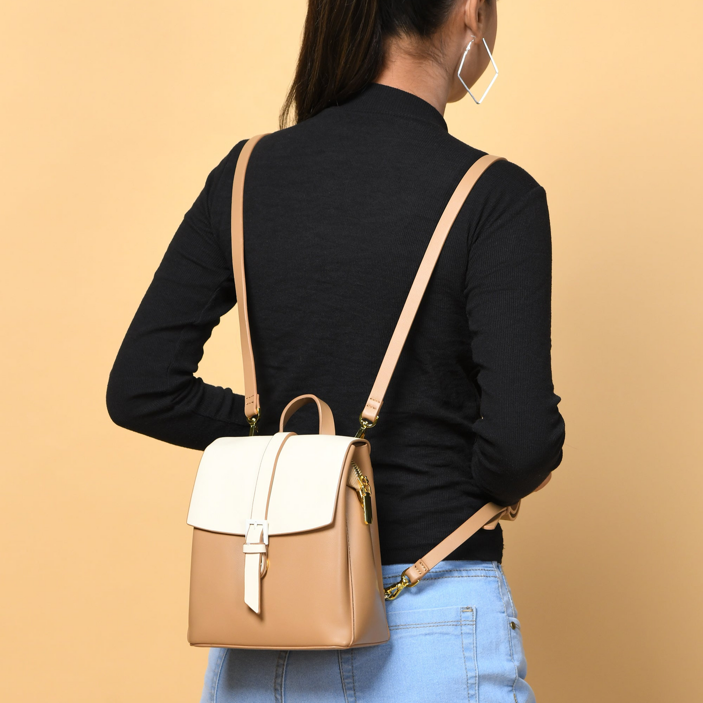 Claire Women's Backpack - Beige