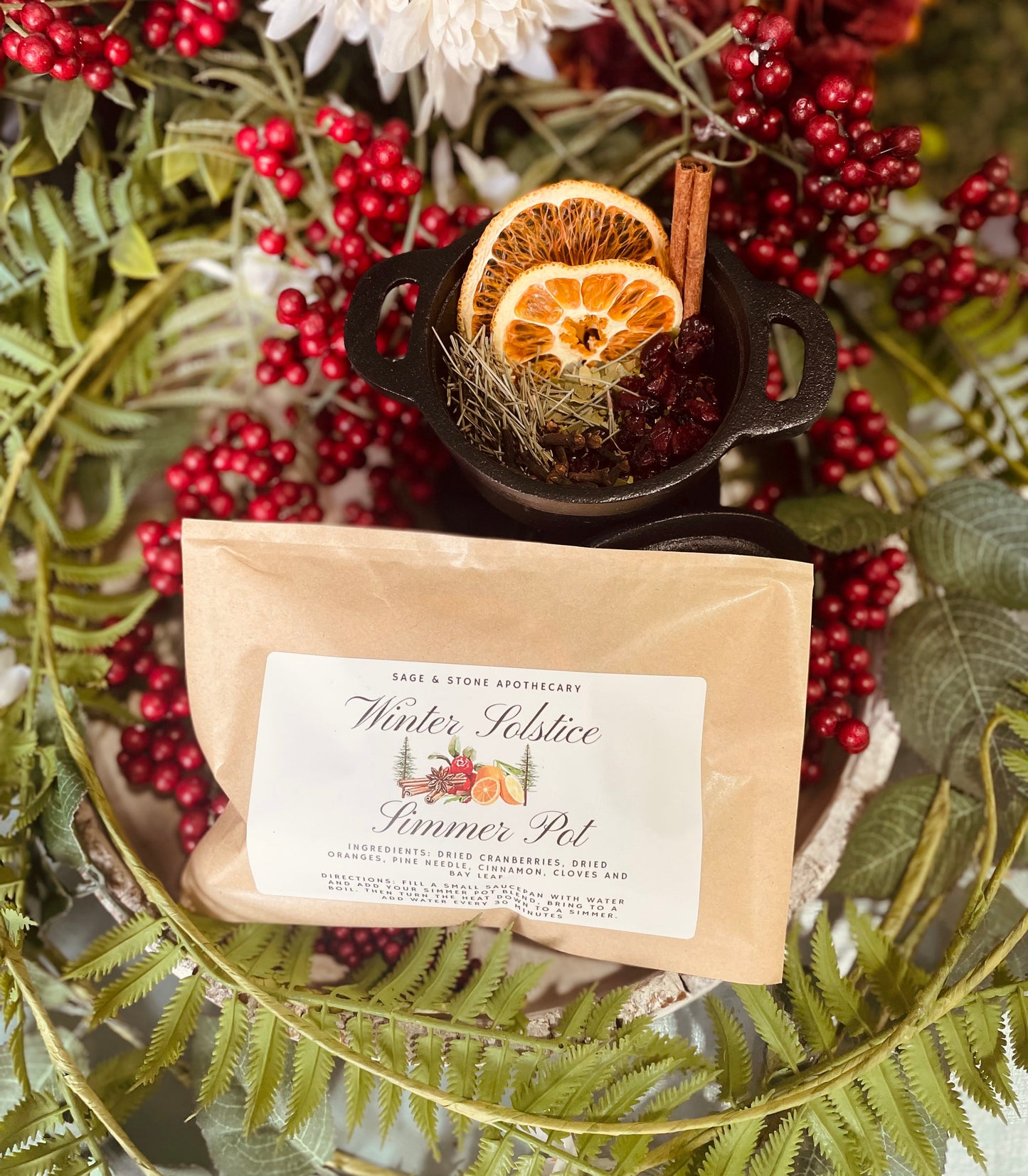 Winter Solstice Simmer Pot