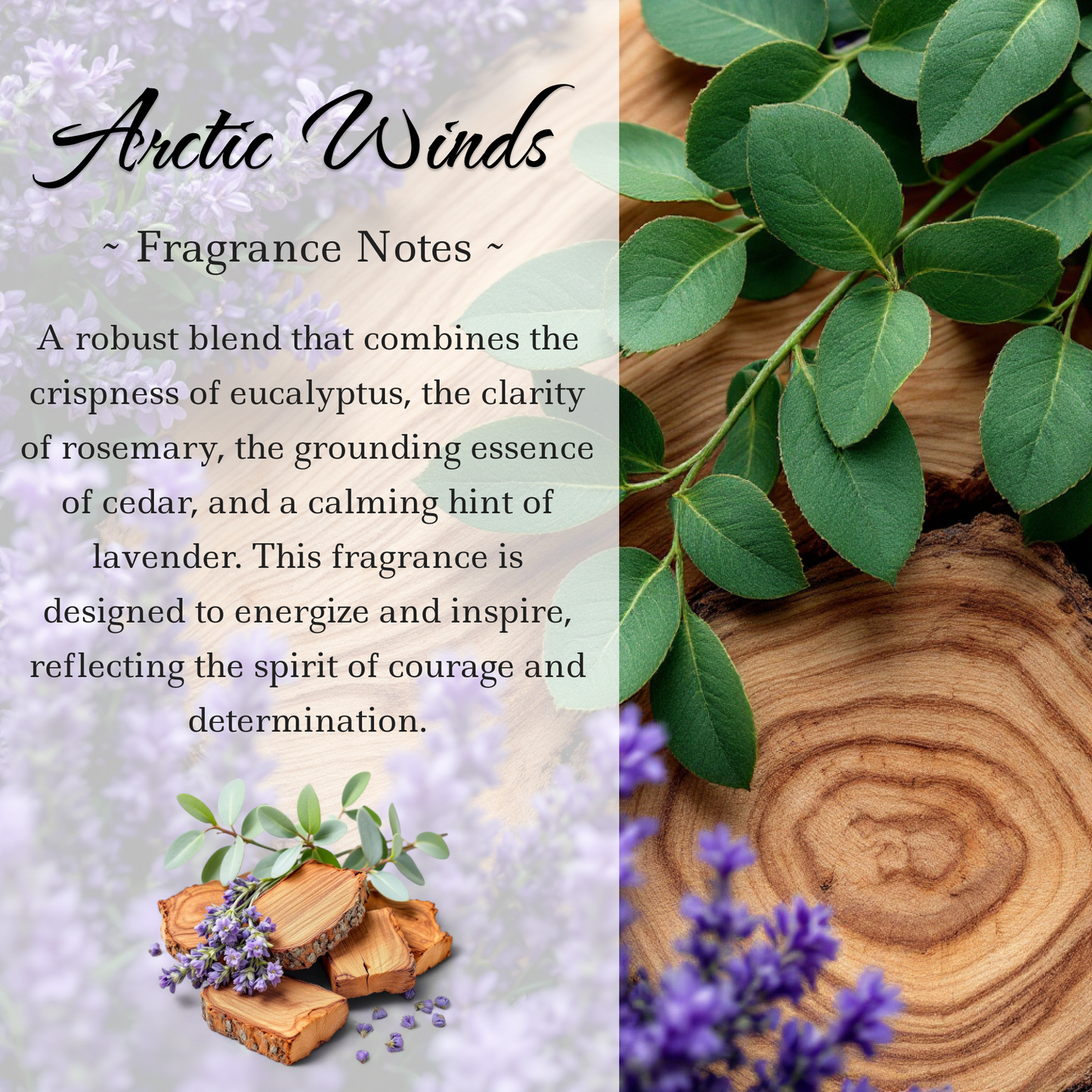 Arctic Winds Crystal-Enhanced Oil Diffuser, Car Air Freshener, 8ml