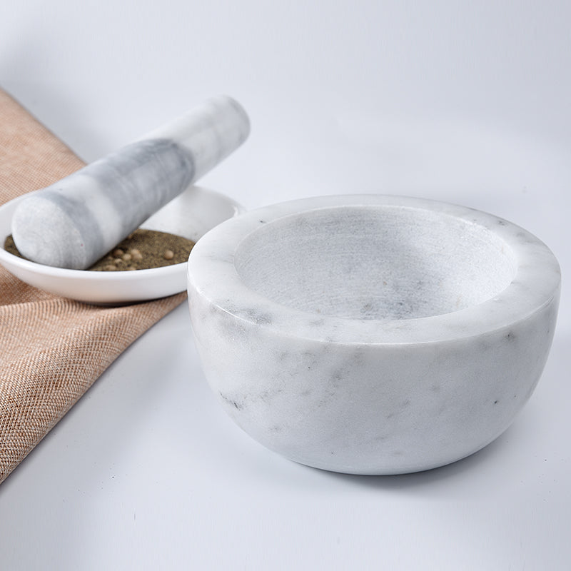 Marble Mortar and Pestle Set