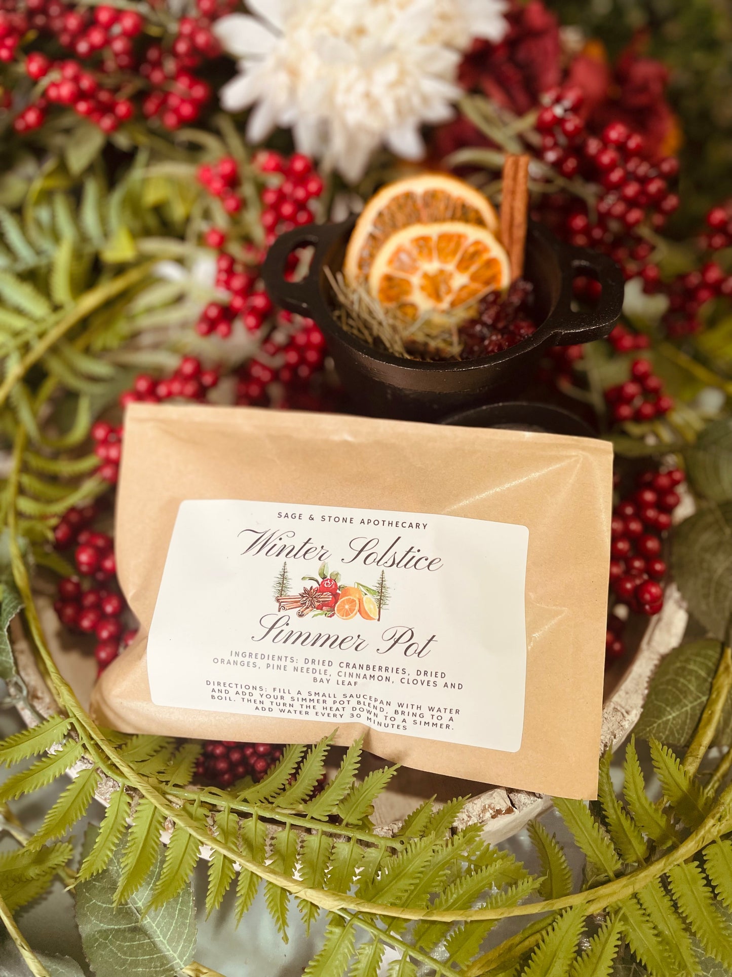 Winter Solstice Simmer Pot