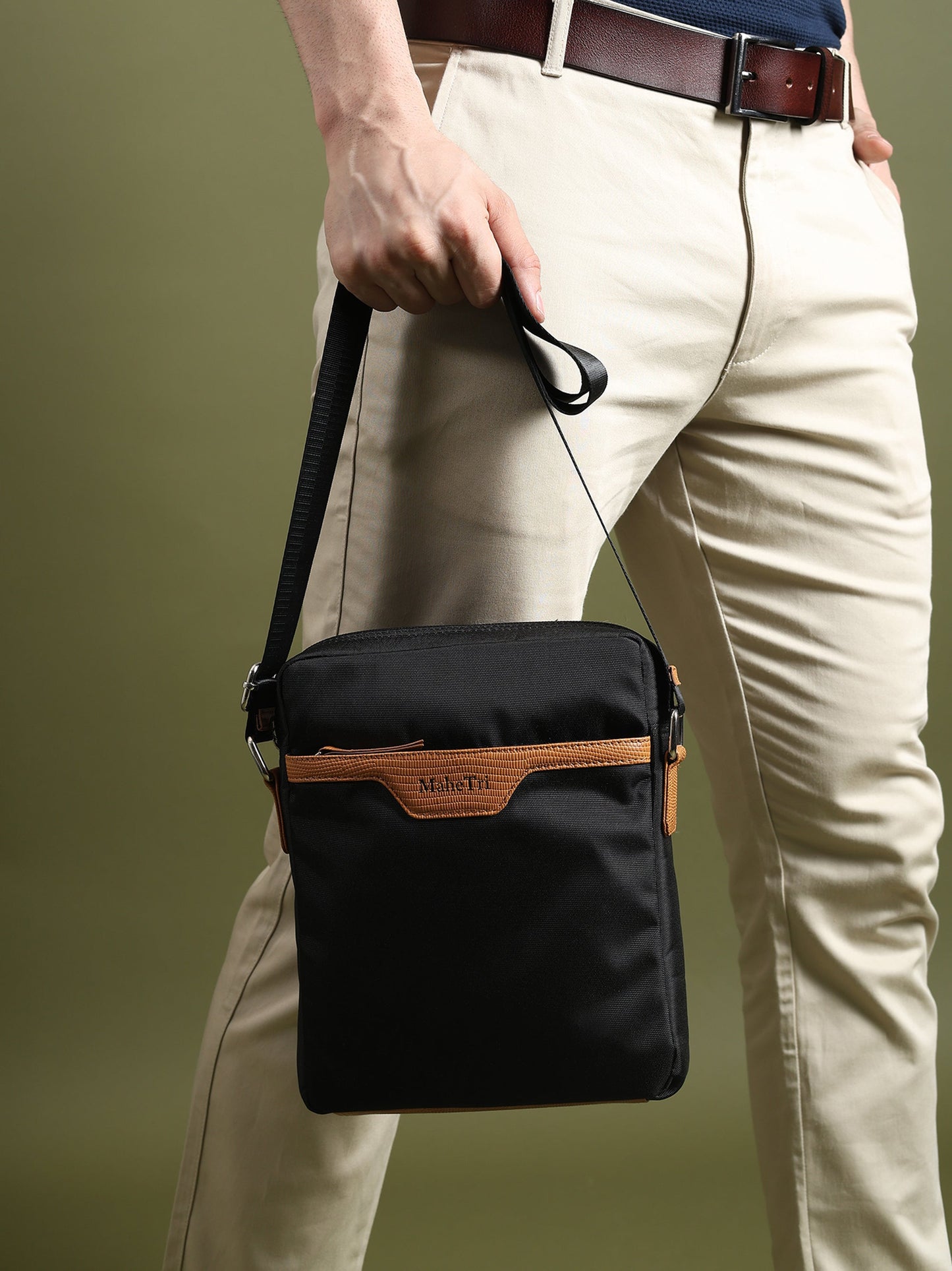 Mark Canvas Side Messenger Bag