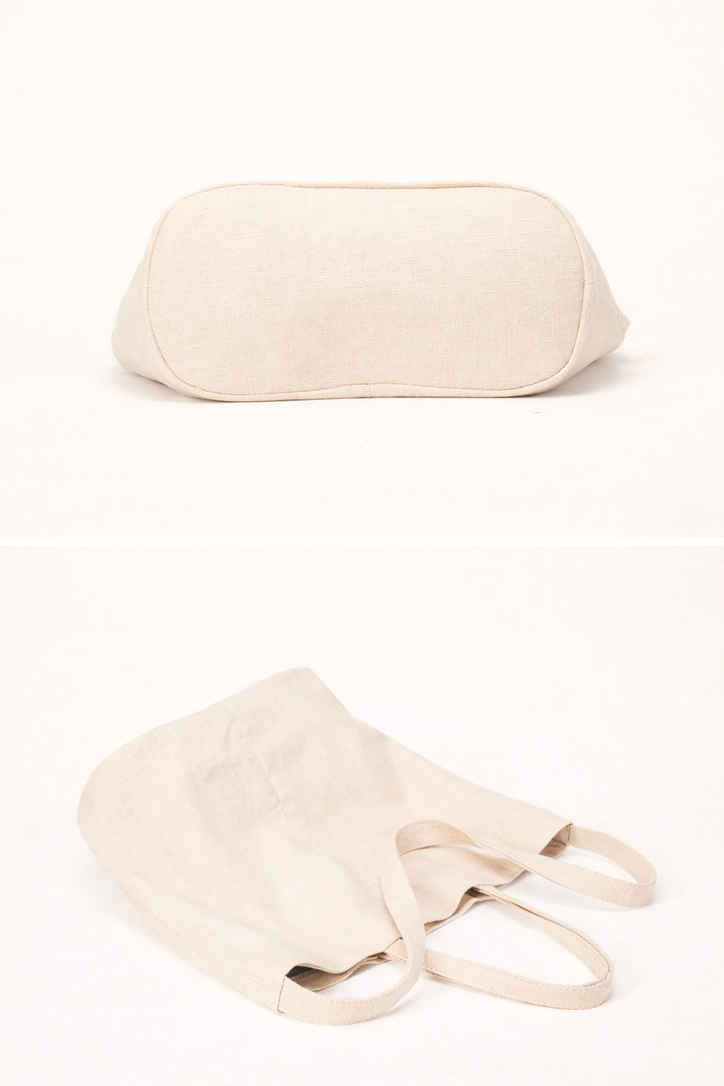 Lightweight Ramie Canvas Large Tote Bag