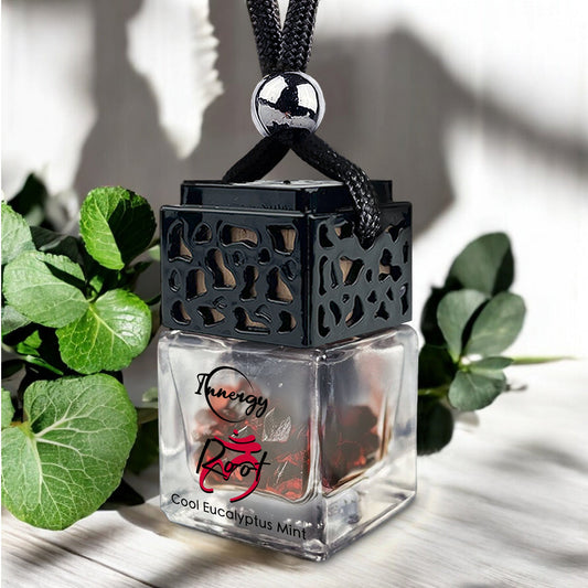 Root Chakra Crystal-Enhanced Oil Diffuser, Car Air Freshener, 8ml