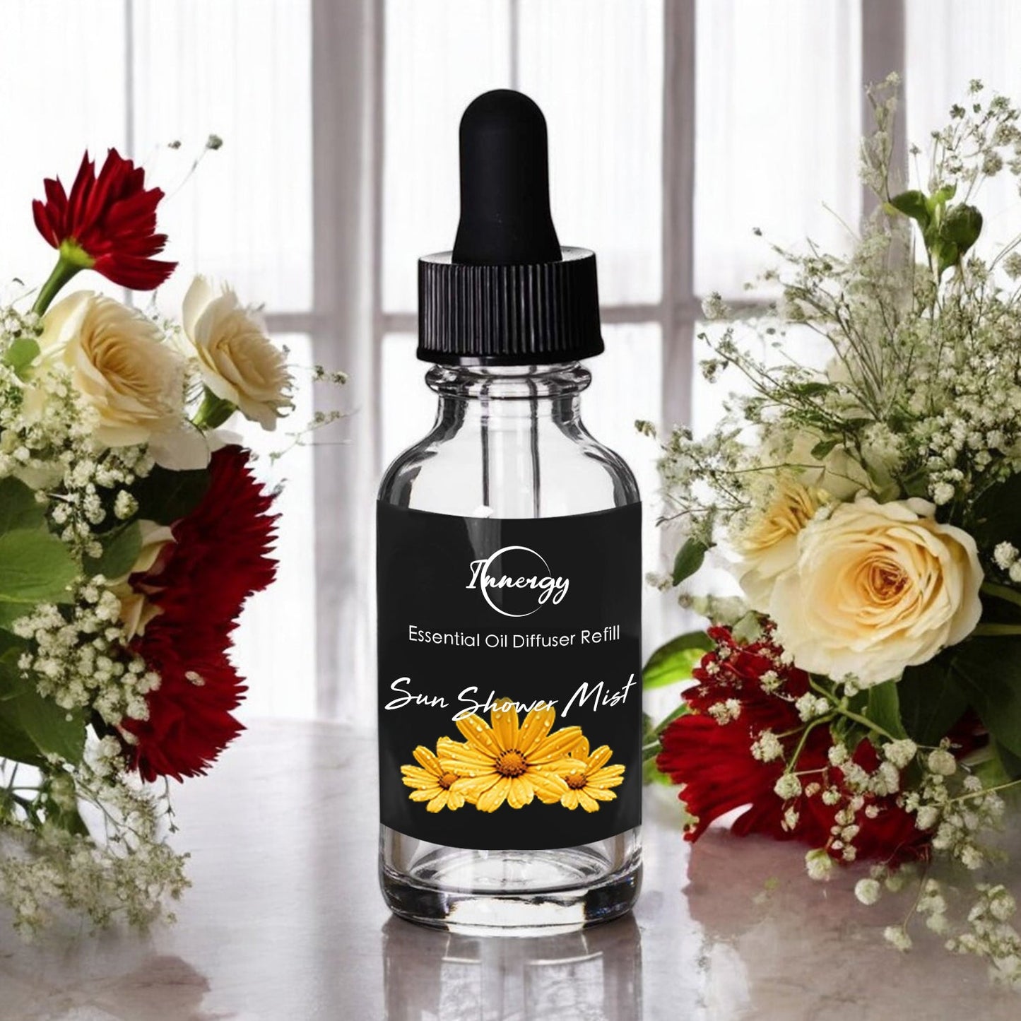 Sunshower Mist Crystal-Enhanced Oil Diffuser, Car Air Freshener, 8ml