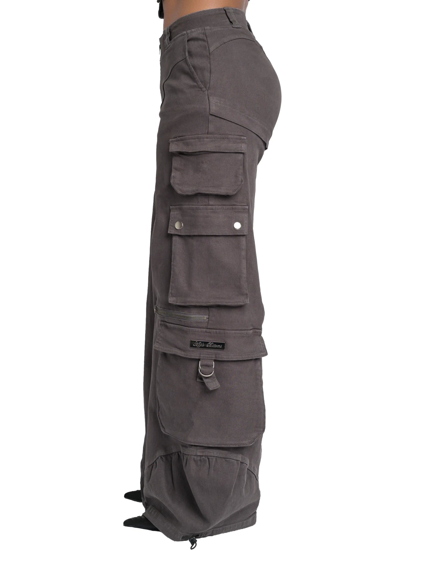 Low-Rise Twill Cargo Pant