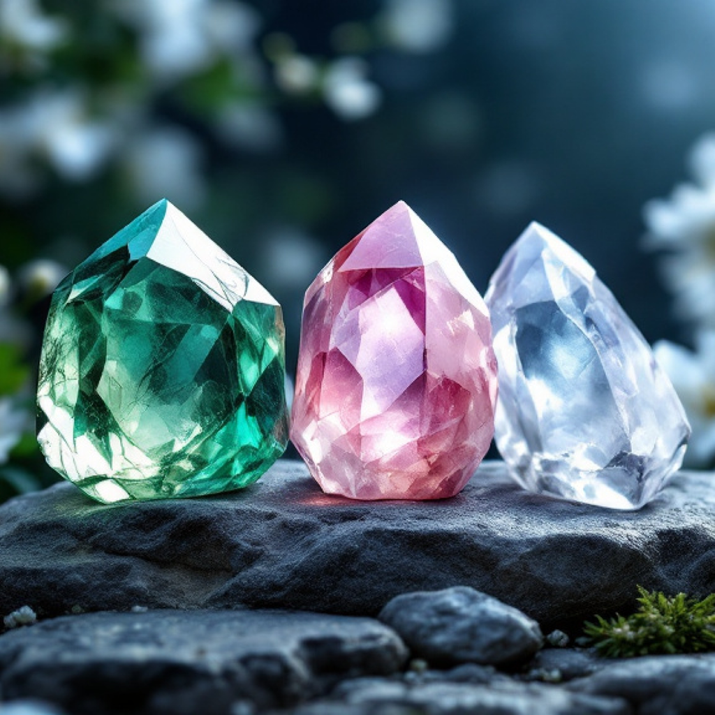 Moonlight Garden Crystal-Enhanced Oil Diffuser, Car Air Freshener, 8ml