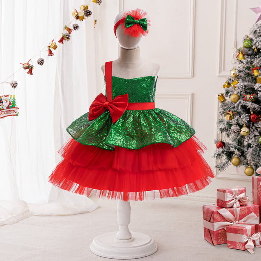 Girls' Christmas Party Dress