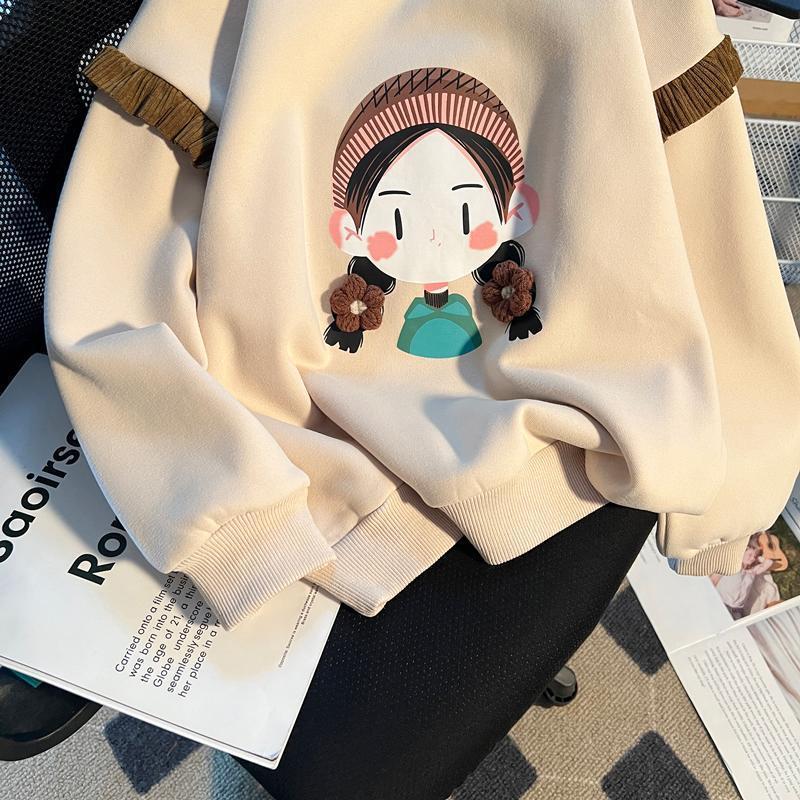 Girls Stylish Pullover Sweatshirt