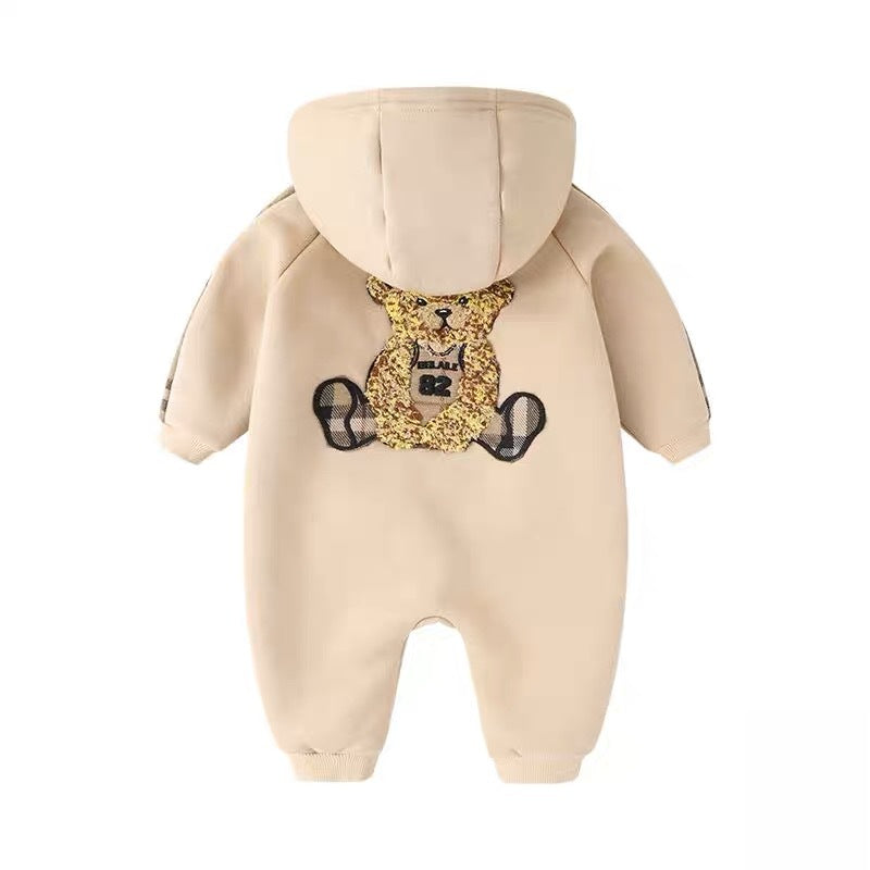 Fleece-Lined Onesie for Newborn Babies
