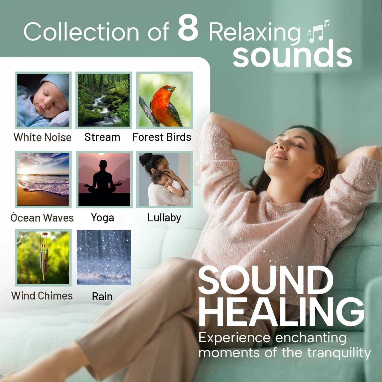 GRATIA NATURALS Aromatherapy Essential Oil Diffuser 500ml Oak Ultrasonic Mist