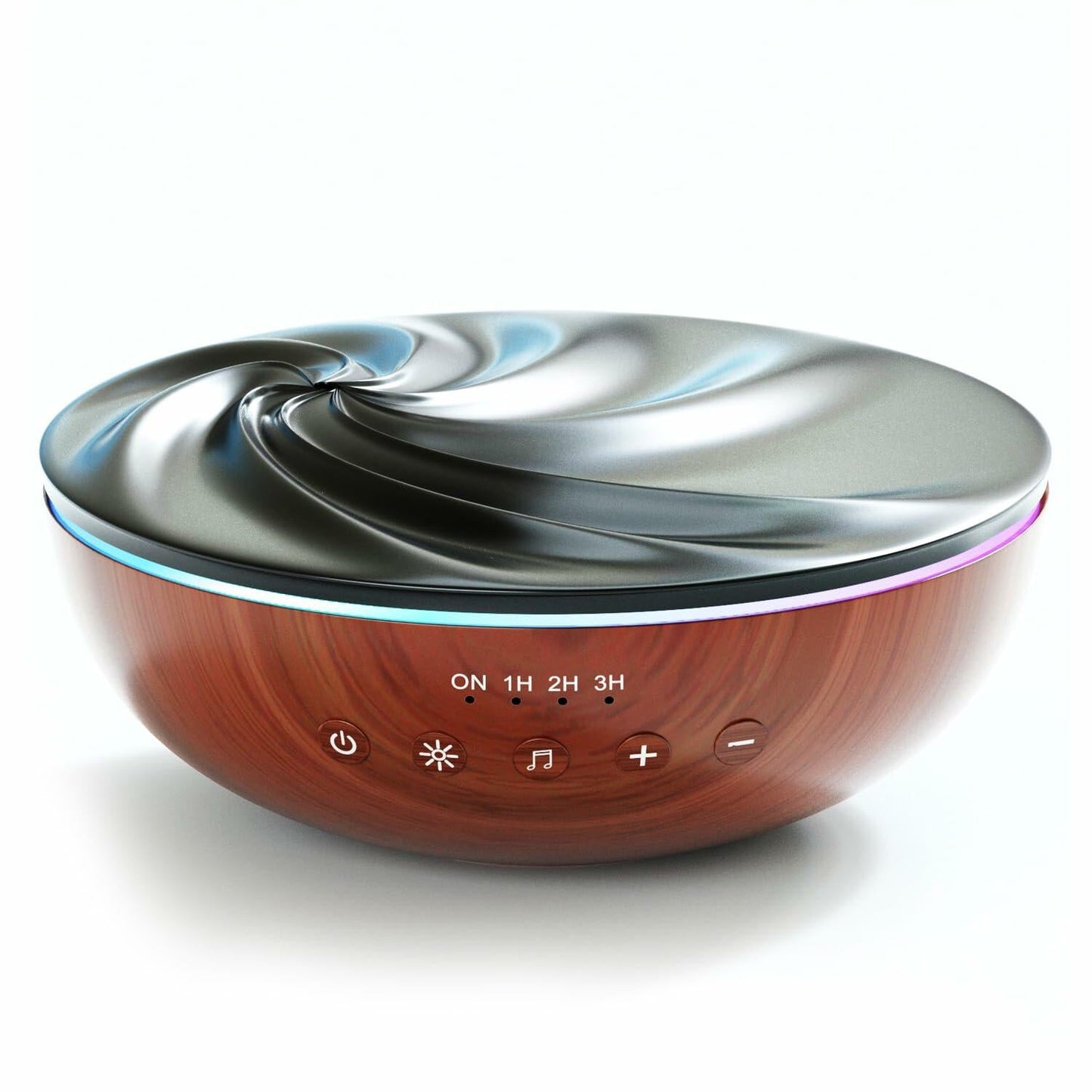 GRATIA NATURALS Aromatherapy Essential Oil Diffuser 500ml Oak Ultrasonic Mist