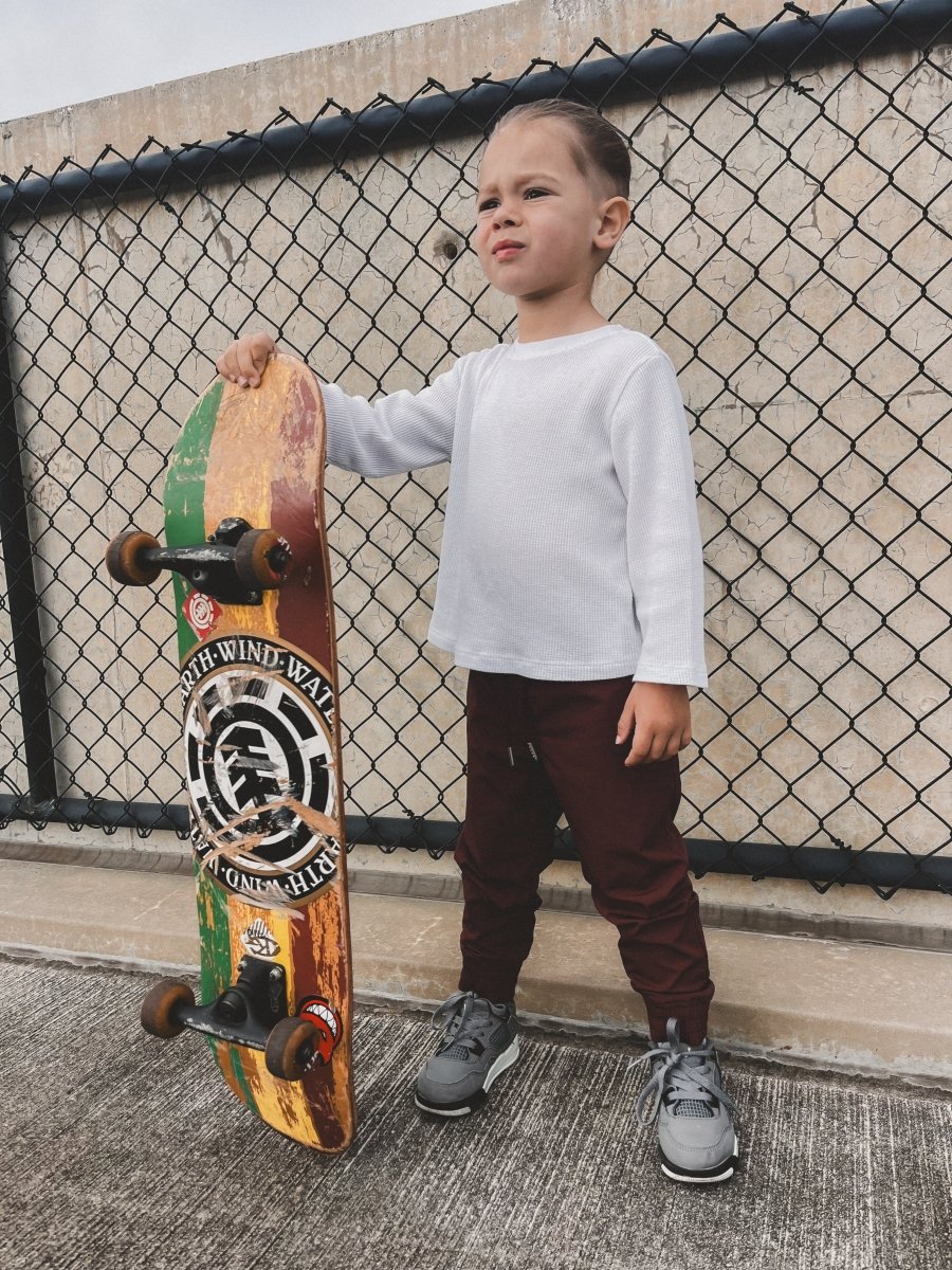 VETERAN SLIM FIT JOGGER - CRIMSON