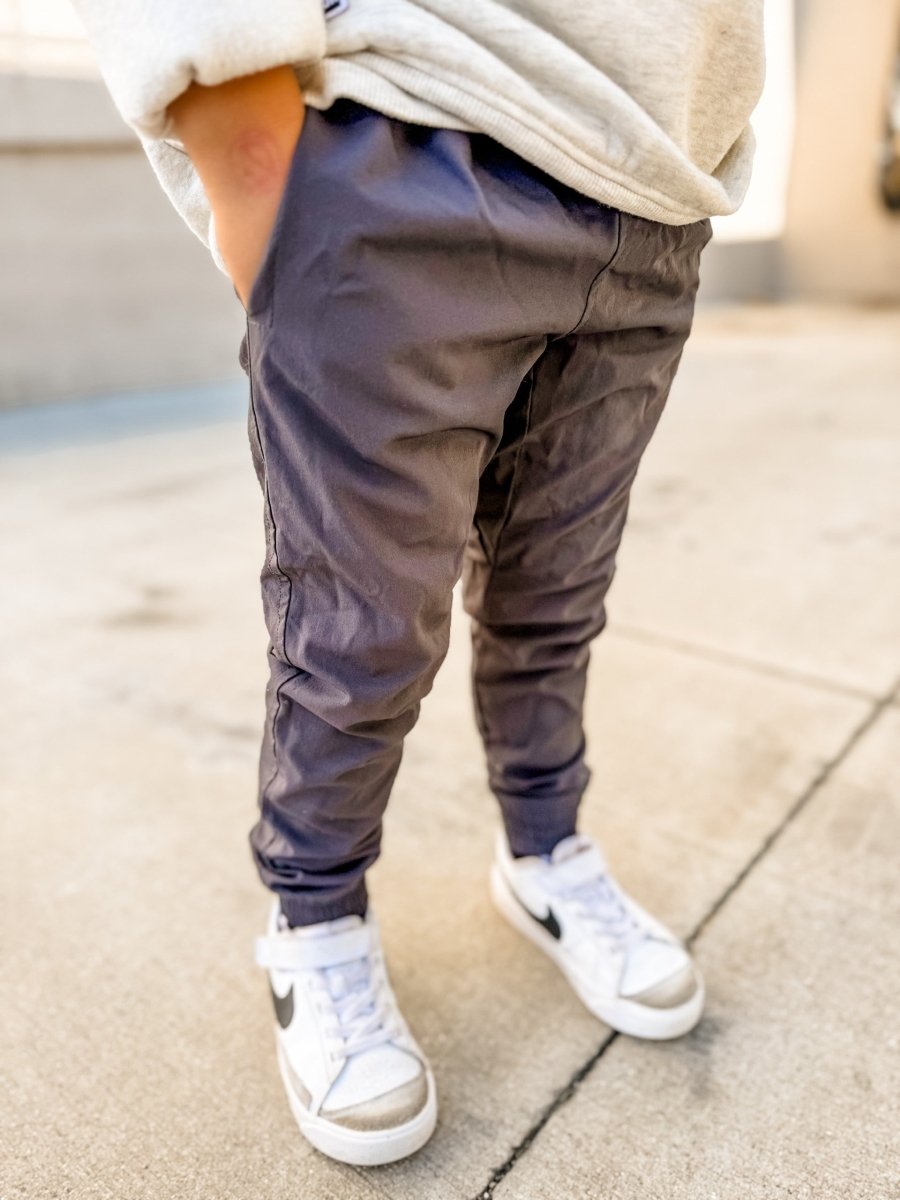 VETERAN SLIM FIT JOGGER - GUNMETAL