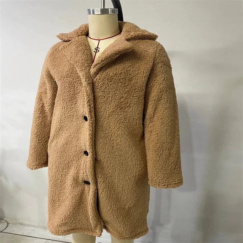 Women's Lamb's Wool Coat