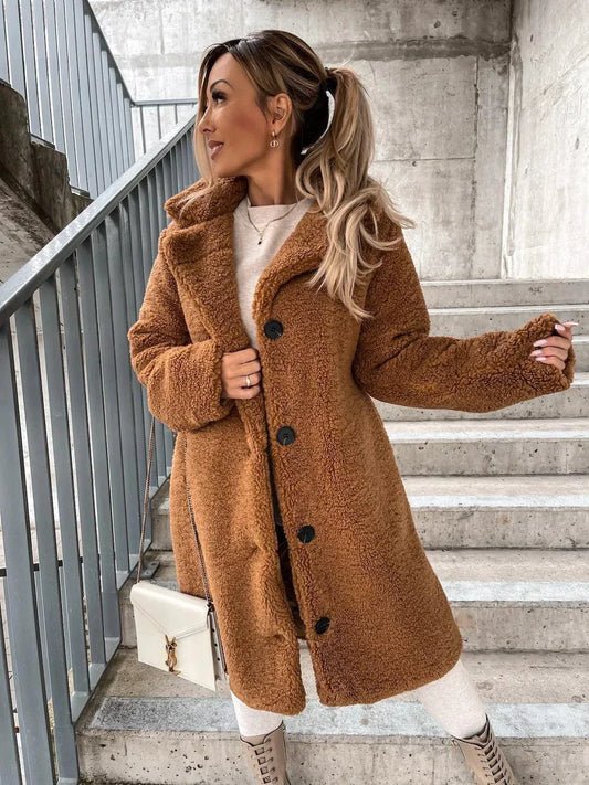 Women's Lamb's Wool Coat